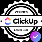 ClickUp Verified Power User Badge
