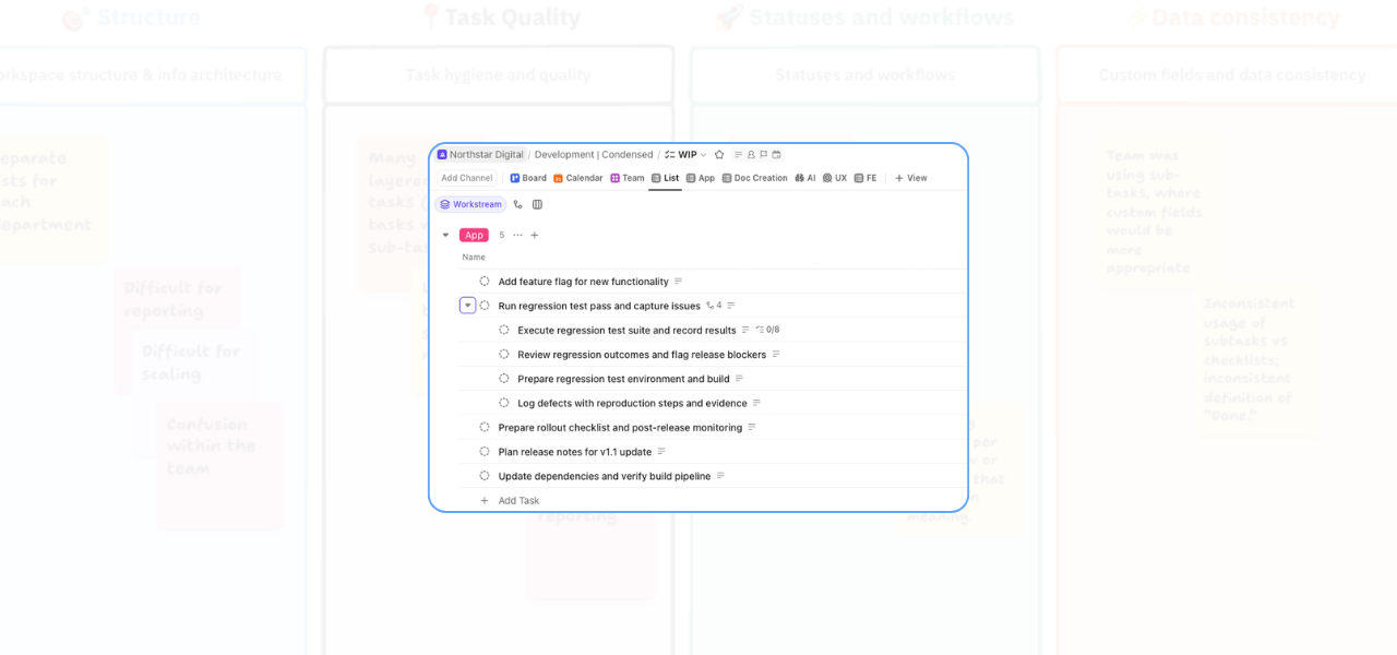 How to Improve ClickUp Task Hygiene by Simplifying Nested Subtasks